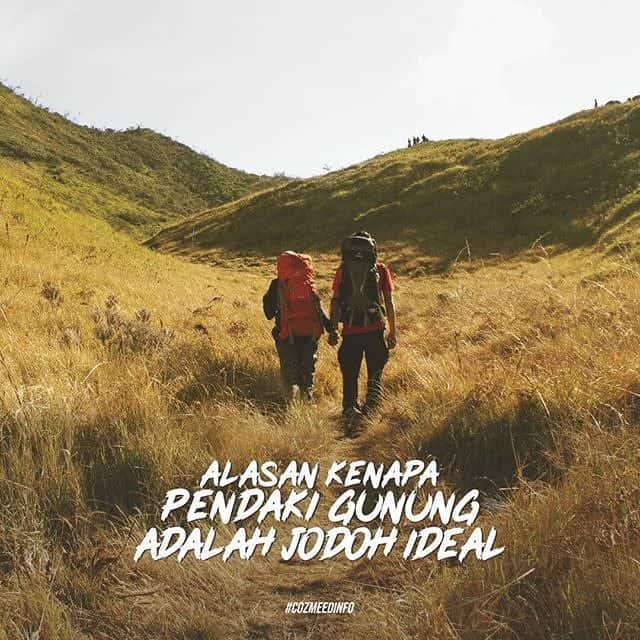 Gambar Kenapa Pendaki Gunung Adalah Jodoh Ideal 3