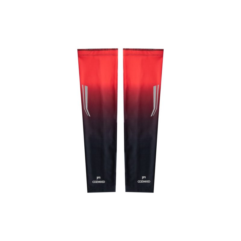 Gambar Manset Olahraga Arm Sleeve Orion Merah Hitam 2