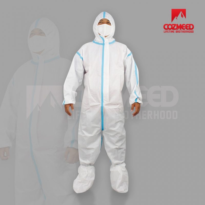 Gambar APD Baju Hazmat Suite Alat Pelindung Diri Microporous 2