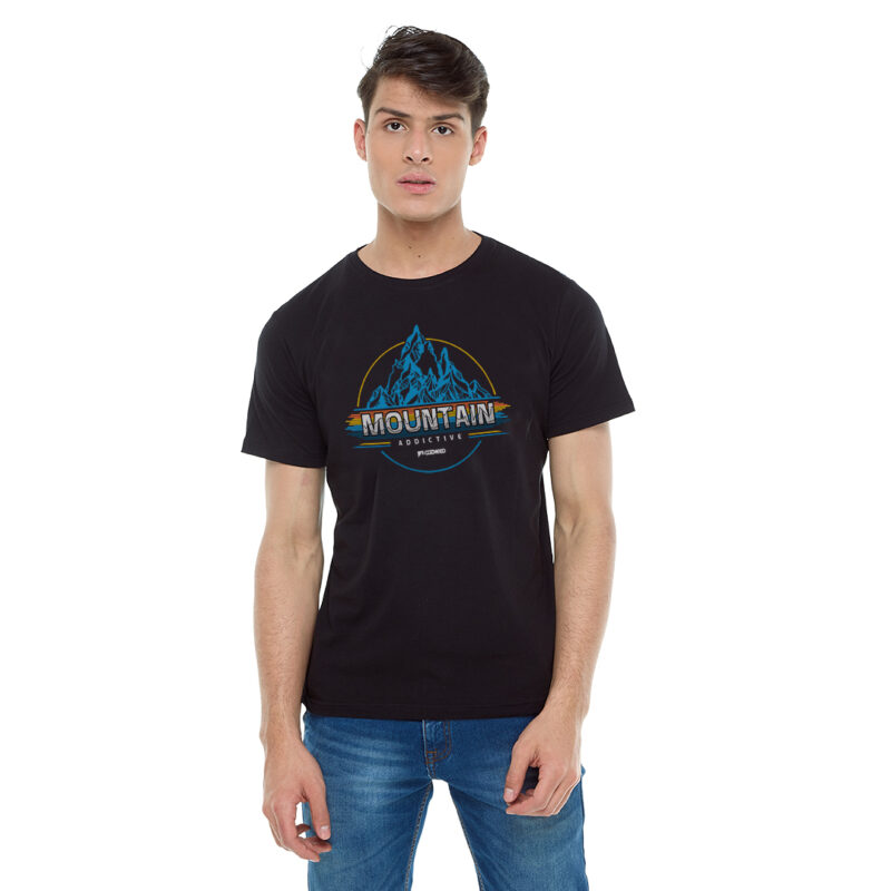 Gambar T-Shirt Mountain Addictive Hitam 2