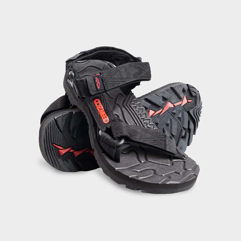 Gambar Sandal Selempang Bajo Hitam 2