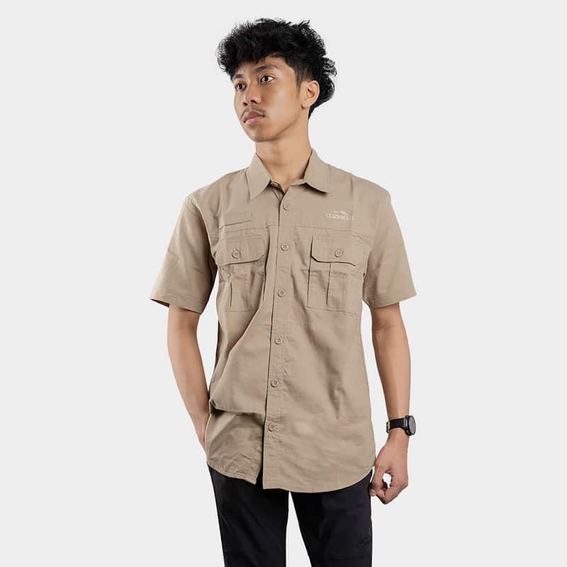 Gambar Mandala Shirt Short Sleeve Cream 2
